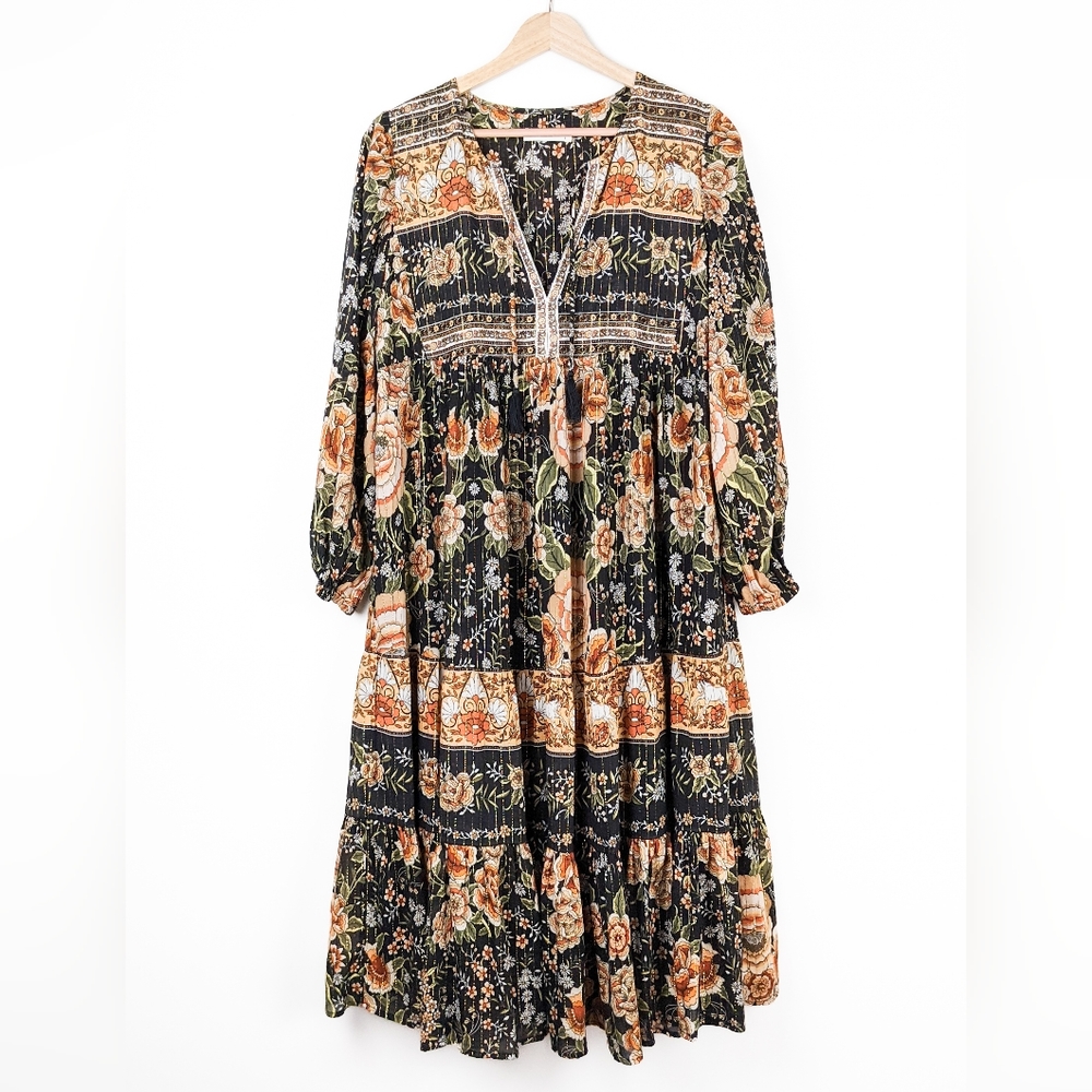 EUC Spell Mystic Boho Midi Dress